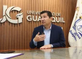 En su segundo periodo como rector de la Universidad de Guayaquil, Francisco Morán Peña analiza los cambios internos de la institución.