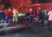 El accidente se reportó la madrugada de este domingo.