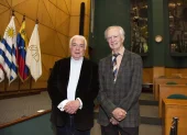 Fernando Santos y Gustavo Cordero.