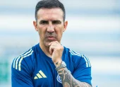 Vicente Sánchez, entrenador del Emelec.