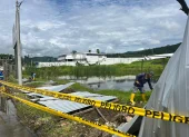 Foto tomada en el punto denunciado como 'ojo de agua' por los moradores