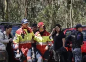 El Cuerpo de Bomberos Quito participó de la búsqueda de Gregory Krupa en el Parque Metropolitano.