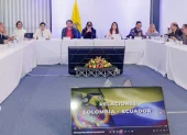 Gustavo Petro, presidente de Colombia, sesionó junto a su gabinete en Ipiales, cerca de la frontera Ecuador-Colombia.