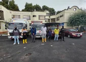 Cinco delincuentes fueron capturados en el sur de Quito tras simular operativos policiales para robar camiones.
