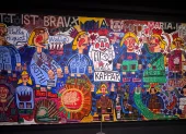 Una obra en el museo, inaugurado el 26 de febrero de 1976 e impulsado por el artista francés Jean Dubuffet (1901-1985),