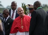 Recibimiento en Camerún del Papa León XIV.