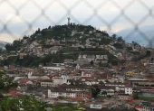 Una vista del tradicional barrio San Juan, en el centro de Quito.