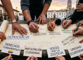 Imagen simbólica para reflejar el surgimiento de colectivos organizados, que difunden manifiestos sobre respeto a democracia, en Ecuador.