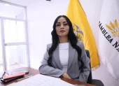 Viviana Veloz, presidenta de la Comisión de la Niñez, evidenció falencias sanitarias en el hospital de Taisha.