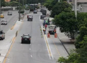 Dos tramos de ciclovía se construyen en ambos lados de la avenida Narcisa de Jesús.