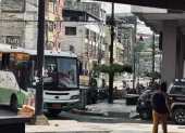 En la urbe de Quevedo el transporte local no está prestando servicio.