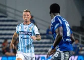 Damián Díaz (i) es una de las figuras de Guayaquil City en 2026.