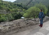 En Quillán La Playa el aluvión destruyó al menos 3 hectáreas de cultivos de aguacate, legumbres y verduras.