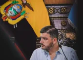 El alcalde de Guayaquil, Aquiles Álvarez.