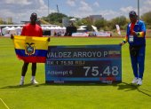 Patry Valdez se quedó a 2 centímetros del récord mundial.