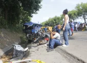 El accidente  de este jueves dejó decenas de afectados.