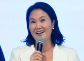 Fotografía de archivo de la candidata presidencial peruana Keiko Fujimori.
