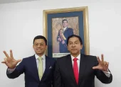 Lucio Gutiérrez presentó al precandidato a la Alcaldía de Quito Alejandro Guevara en las redes sociales.