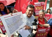 Geovanni Atarihuana, representante legal de Unidad Popular, anunció las siguientes acciones ras la cancelación.