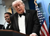 El presidente Donald Trump da una rueda de prensa tras el intento de ataque en su contra.