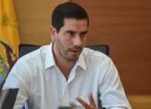 El ministro de Infraestructura y Transporte, Roberto Luque.