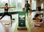 Imagen referencial de Spotify Fitness, generada con IA.