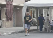 La vivienda donde se realizó el bautizo quedó con impactos de bala tras el ataque en el sector sur de Guayaquil.
