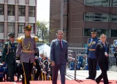 El 24 de mayo de 2025, Gustavo Petro arribó a Ecuador para la posesión de Daniel Noboa en la Asamblea Nacional