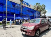 Allanamiento. A las 11:00, la agencia de CNEL en La Garzota fue intervenida.