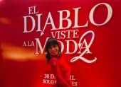 Virginia Limongi fue una de las asistentes a la alfombra roja de El Diablo Viste a la Moda.