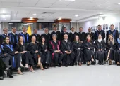 Mercedes Caicedo compartió una fotografía del último encuentro con sus compañeros de la Corte de Justicia.