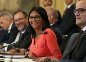 Fotografía de archivo de la mandataria encargada de Venezuela, Delcy Rodríguez.
