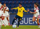 Julieta Guaranda hizo el gol de Ecuador ante Perú en la Sub 17.