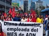 Unidad Popular acudió hasta el CNE para presentar el recurso de corrección.