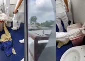 Capturas de video que se ha viralizado en redes.