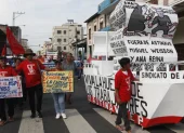 La marcha del Frente Popular en Guayaquil inició desde el parque Chile
