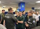 El presidente Daniel Noboa participó del allanamiento en las oficinas de CNEL.