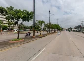 En este sector de la avenida Juan Tanca Marengo, en el norte de Guayaquil, se cometió la infracción de tránsito.