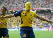 Mundial 2006 la locura de Jaime Kaviedes, hizo el gol ante Costa Rica y festejo con la mascara del Hombre Araña.