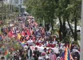 Las movilizaciones en la capital reunieron a ciudadanos que exigían mejoras económicas, laborales y de seguridad.