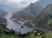 El embalse Mazar es clave para la generación hidroeléctrica de Ecuador. Alimenta el complejo Paute-Integral.