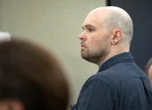 El asesino , en la audiencia de juzgamiento.