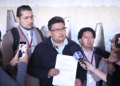 El asambleísta del correísmo Luis Fernando Molina presento un pedido al CPCCS sobre Cynthia Jacho.