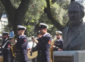 Busto de Luis Parodi Valverde en los Jardines de Brignole, en Génova, Italia.