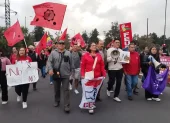 FUT que rechaza el alza del transporte público en Ecuador.