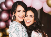 Michela con su hermana Iesmín eran muy unidas. Se respetaban y admiraban mutuamente.