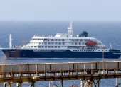 El crucero holandés MV Hondius.