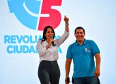 Luisa González y Andrés Arauz conformaron el binomio presidencial para las elecciones anticipadas 2023.