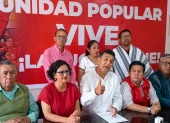 Geovanni Atarihuana, director de Unidad Popular, lideró la intervención.