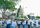 Miles de ciudadanos recorren las calles del norte de Guayaquil en la 48.ª peregrinación al Santuario de Schoenstatt.